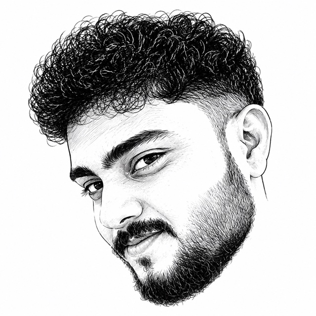 Om Kadam — sketch portrait