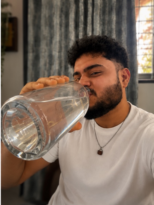 Drinking water — sip detected